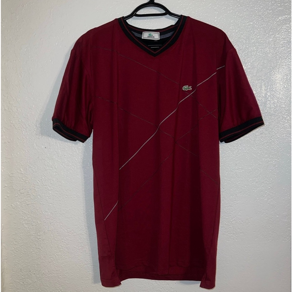 LACOSTE VNECK TSHIRT